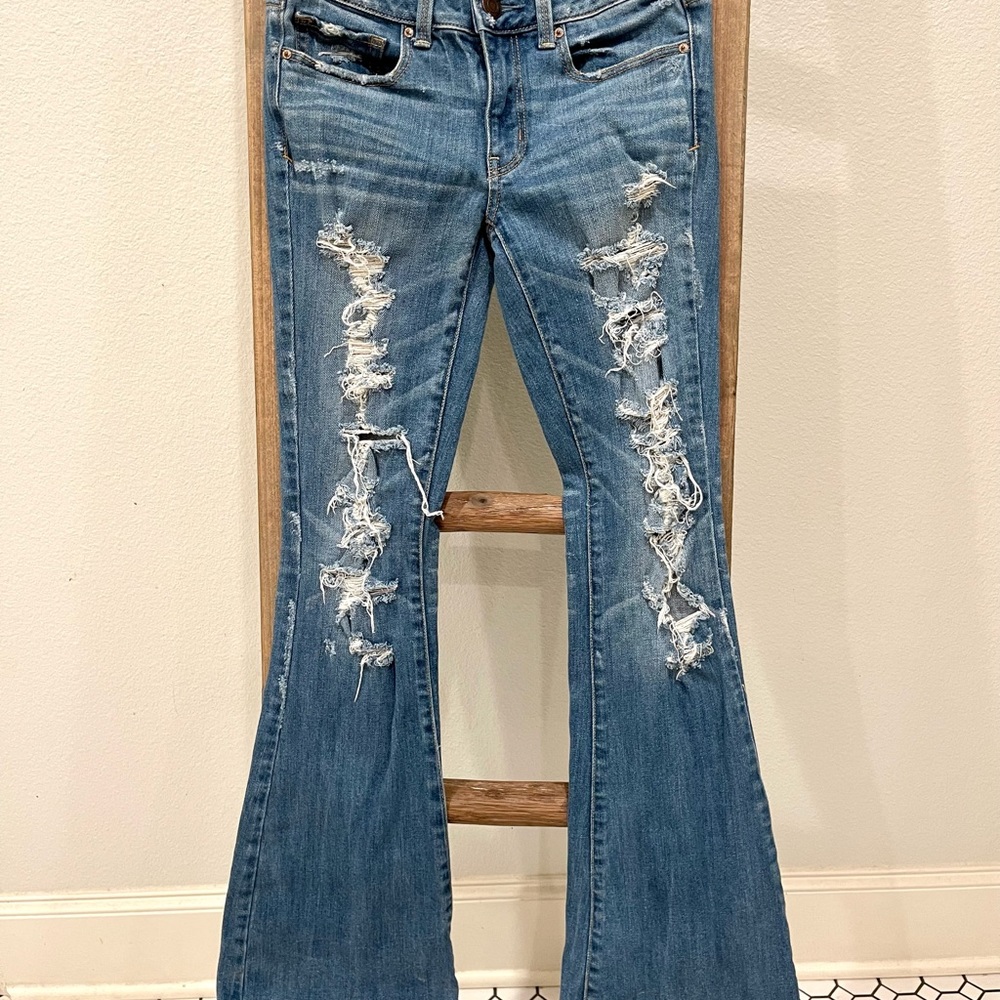 American Eagle Boho Artist Flare Jeans